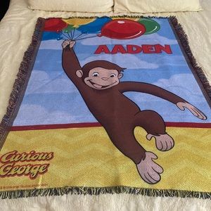 Curious George throw